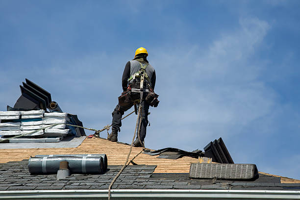 Professional Flat Roof Repair technician working in Oxford, AL